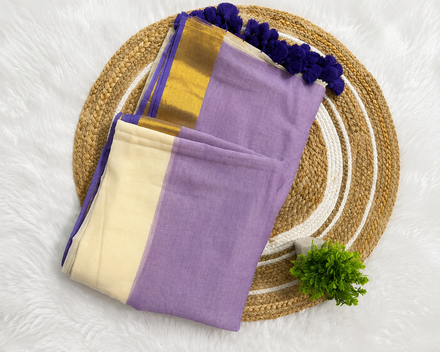 Onam Mul Cotton Saree